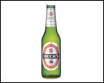 Bottiglia birra chiara Beck's