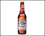 Bottiglia birra chiara Budweiser