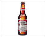 Bottiglia birra chiara  Budweiser